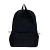 Schoolbag small fresh solid color schoolbag female college student versatile backpack high value travel simple lightweight research small backpack