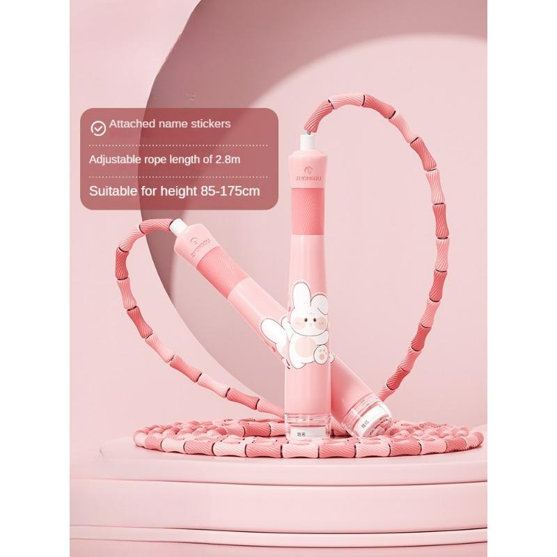 

Мягкая бамбуковая регулируемая детская бамбуковая скакалка для космонавтов K9