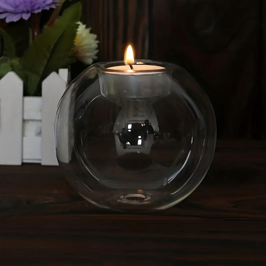 1/3 pièces Élégant Bougeoir en Verre Cristal Table de Table Bougeoir Ambiance pour Mariages Anniversaires Rendez-vous Décoration Romantique Maison