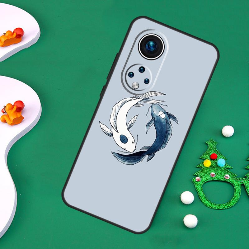 Koi Fish Yin Yang Case For Honor Magic 7 Pro 6 5 50 70 90 200 Lite X9b X9a X8a X8b X7a X6a X8 X9 X9c Cover