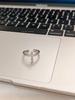 Sleek Silver Stackable Cross Ring: Enhance Your Style with a Minimalist Korean-Inspired Index Finger Set