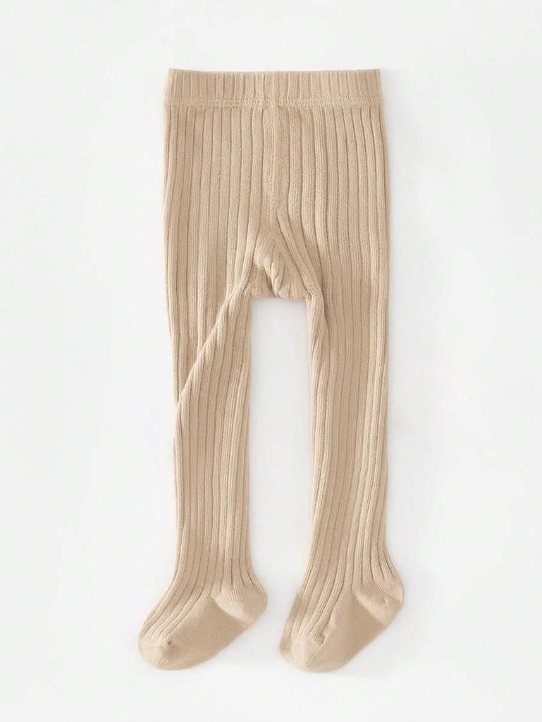 Solid Color Children's Tights - Breathable, Warm, Sweat-Absorbing, Versatile Wide Waistband for Spring and Autumn