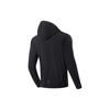 Li Ning Running Series UPF50+ Solid Color Zipper Hooded Sun Protection Jacket Men Jackets Black AFDT185-1