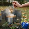 Good-Kitchen Outdoor Camping Soup Spoon Mountaineering Backpacker Portable Pot Soup Spoon Portable Folding Soup Spoon