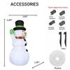 5.9FT Xmas Yard Decor Inflatable Snowman Christmas Decoration LED Light Toy Gifts Home Festive Ornaments Christmas Supplies