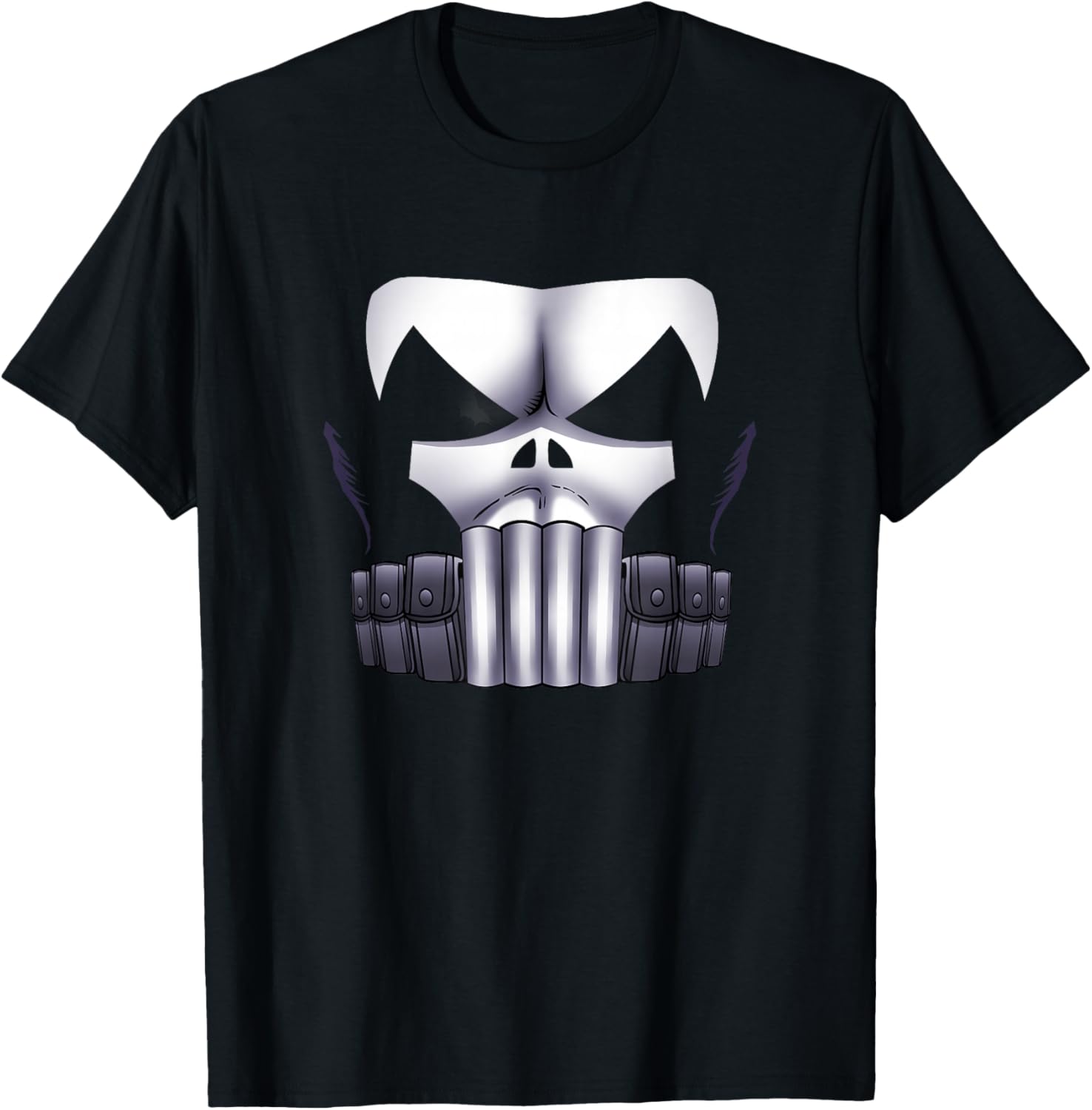 Marvel Punisher Halloween Skull & Belt Costume T-Shirt S