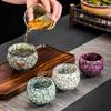 Jianzhan Dragon Egg Ceramic Tea Cup Set - Five Elements Kung Fu Brewing Cups
