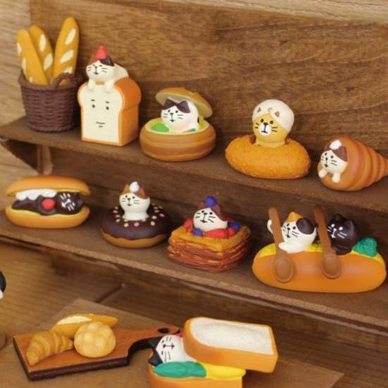 Ornaments Exquisite Details Kids Toy Resin Animal Food Micro Shapes Ornament for Children