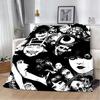 Thriller Manga Junji Ito Tomie Printed Blanket Picnic Blankets Warm Blanket Soft and Comfortable Home Travel Birthday Gift