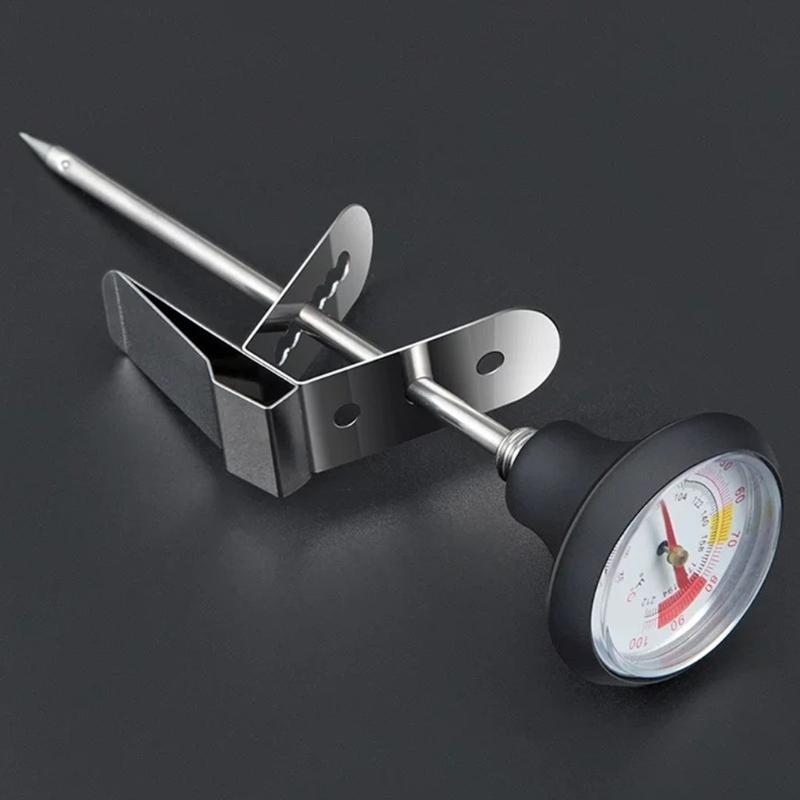 Milk Frothing Jugs Thermometers Stainless Steels Coffee Temperature Meter Probe Kitchen Measuring Tool Easy To Use