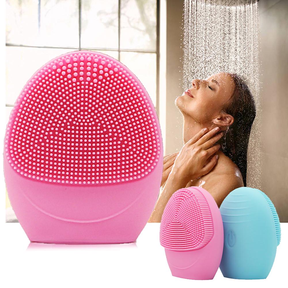 sonic silica gel facial cleansing instrument
