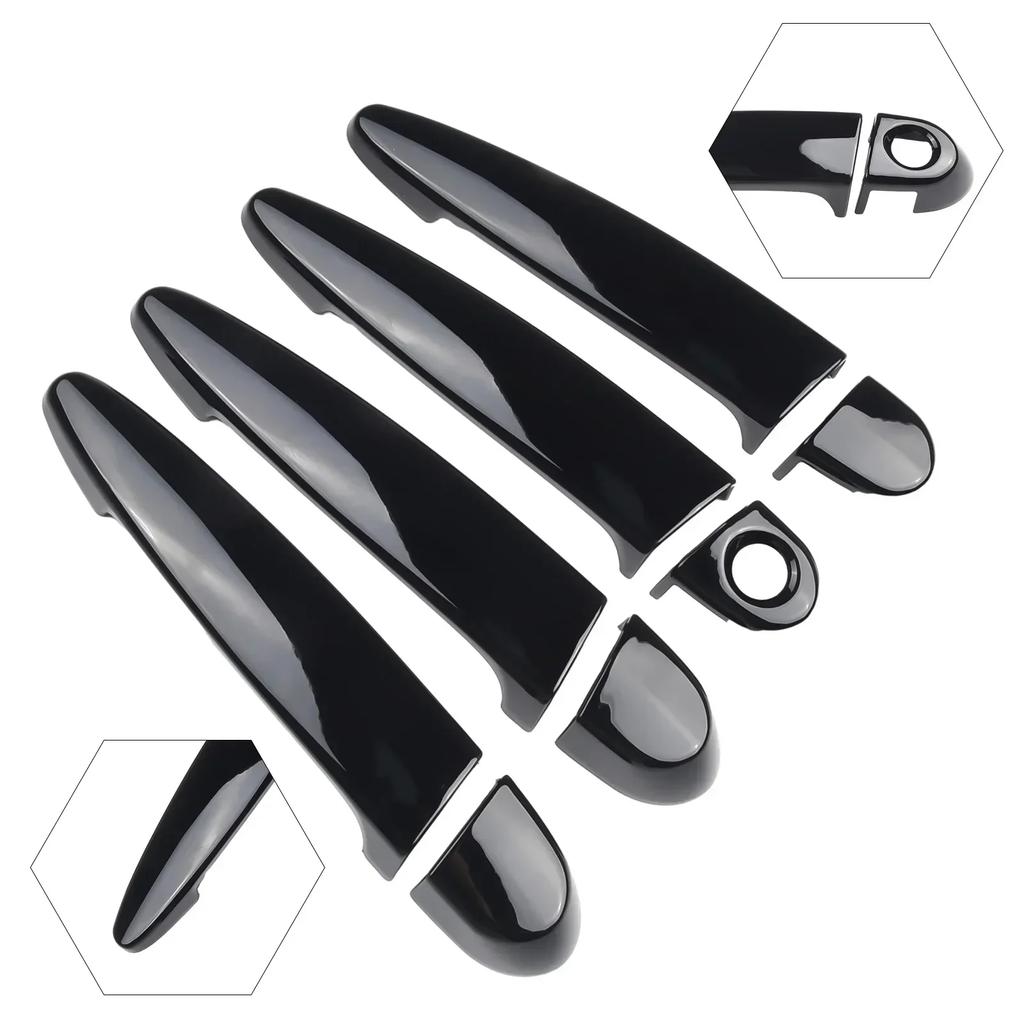 4Pcs Door Handle Cover Trim For BMW E87 E90 E91 E92 E93 F30 X2 X3 X4 X6 Car Exterior Door Grip ABS Cap Decor