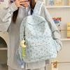 Student's Large Capacity Schoolbag Women's Little Star Print Backpack