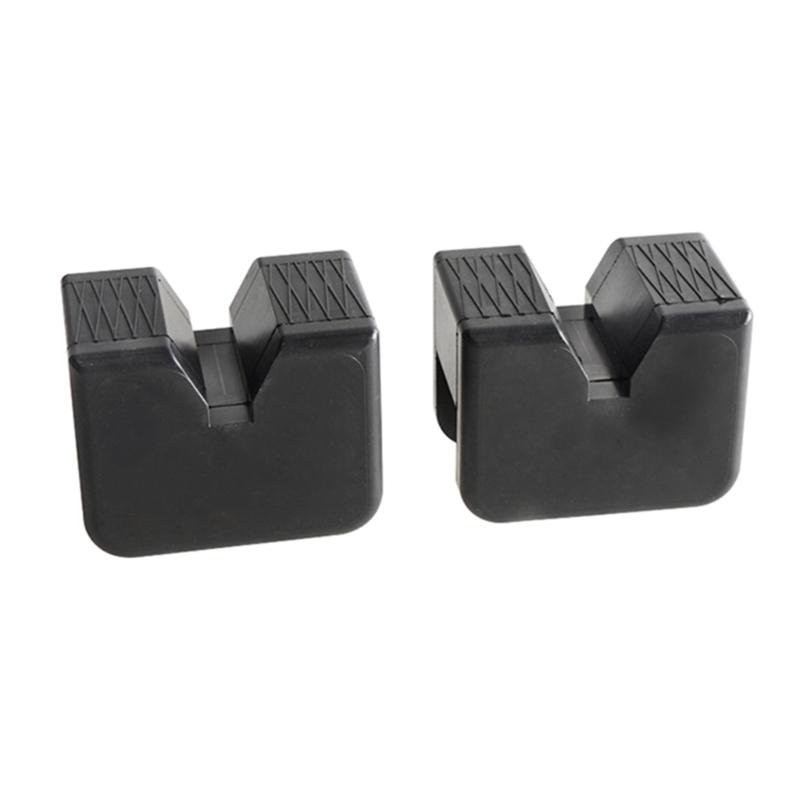 Rubber Slotted Jack Stand Pads Pinch Weld- Jack Adapter Car Lift Pinch Block Easy Installs Suitable for 2 to 3 Tons Jack