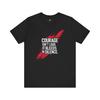 Courage Quote Unisex Tee, Motivational Shirt, Gift for Advocates, Inspirational Apparel, Casual Wear, Support Awareness