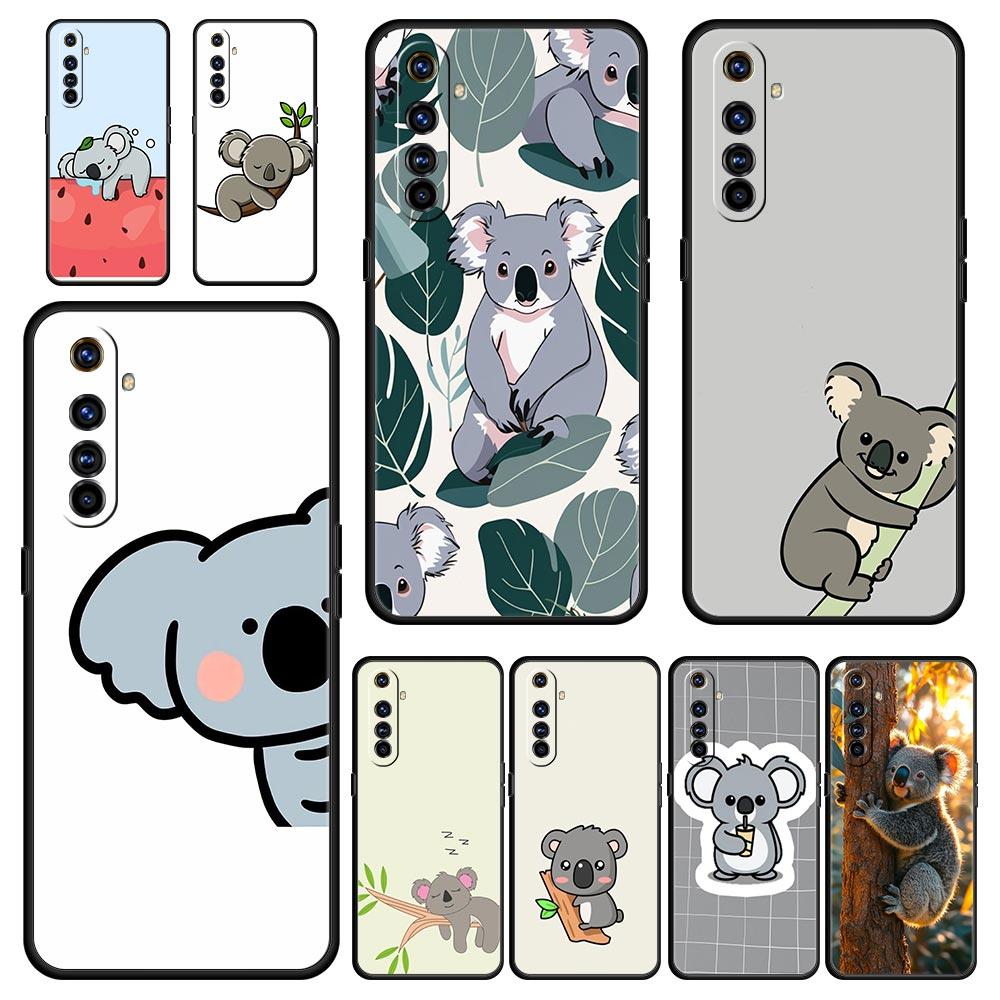 Koala Phone Case For Realme 12 11 10 9 8 5G 7 6 GT5 GT3 GT2 Pro Plus C21 C11 C25 C35 For Realme GT Neo 2 3 3T 5 Cover