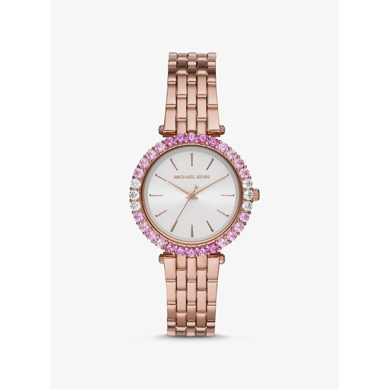 Часы Michael Kors Darci Ombré Pavé с покрытием цвета розового золота MK4517 розового золота