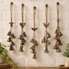 Vintage Metal Bell Pendant Bronze Bell Pendant Door Hanger Wind Chime Bell  Window Hanging