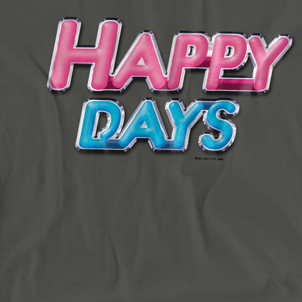Happy Days Unisex Adult Logo T-Shirt