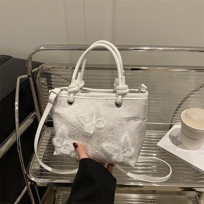 2025 Popular New Bags, National Style New Chinese Style Women's Spring and Summer Versatile Trendy Messenger Handbag Bucket Bag