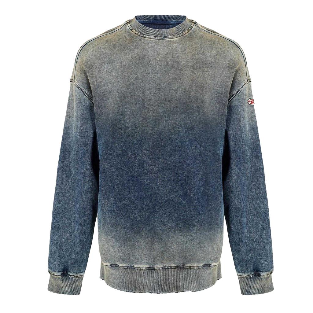 Diesel Mens Krib Ne Distressed Sweatshirt