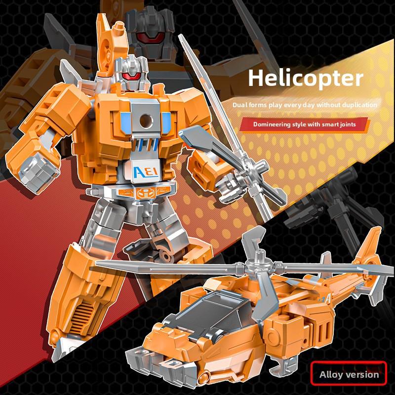 Children's Deformation Car Toy Diamond Alloy Hercules Genuine All-in-one Robot Figure Boy Can Be Deformed