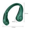USB Neck Fan 3 Levels Low Noise Rechargeable Bladeless Long Battery Life Portable Neck Fan for Shopping Travelling