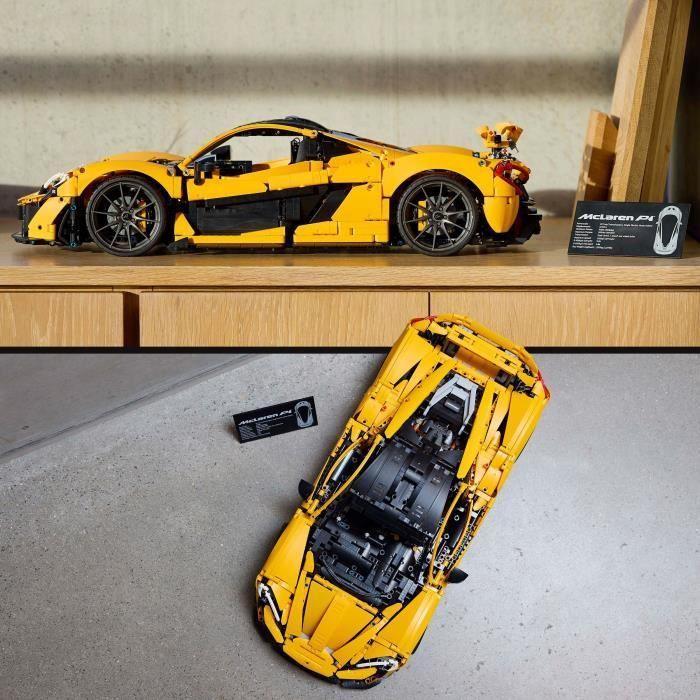 LEGO® Technic 42172 McLaren P1 -Kit Maquette Hypercar pour Adultes Passionnés de Véhicules