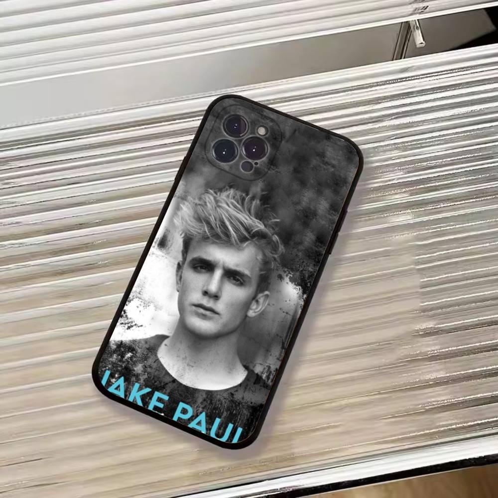 Boxing Star J-Jake Paul Phone Case For iPhone 17,16,15,14,13,12,11 Plus,Pro Max,XS,Soft Black Cover