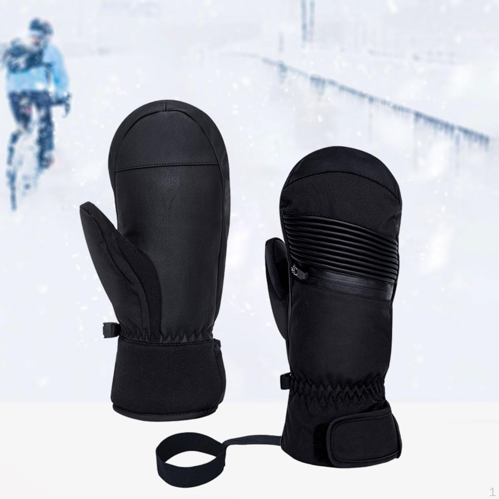 

1 пара водонепроницаемых перчаток для катания на лыжах и занятий на снегу Total Length 27cm