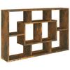 Wall Shelf Smoked Oak 85 x 16 x 52.5 cm Particleboard