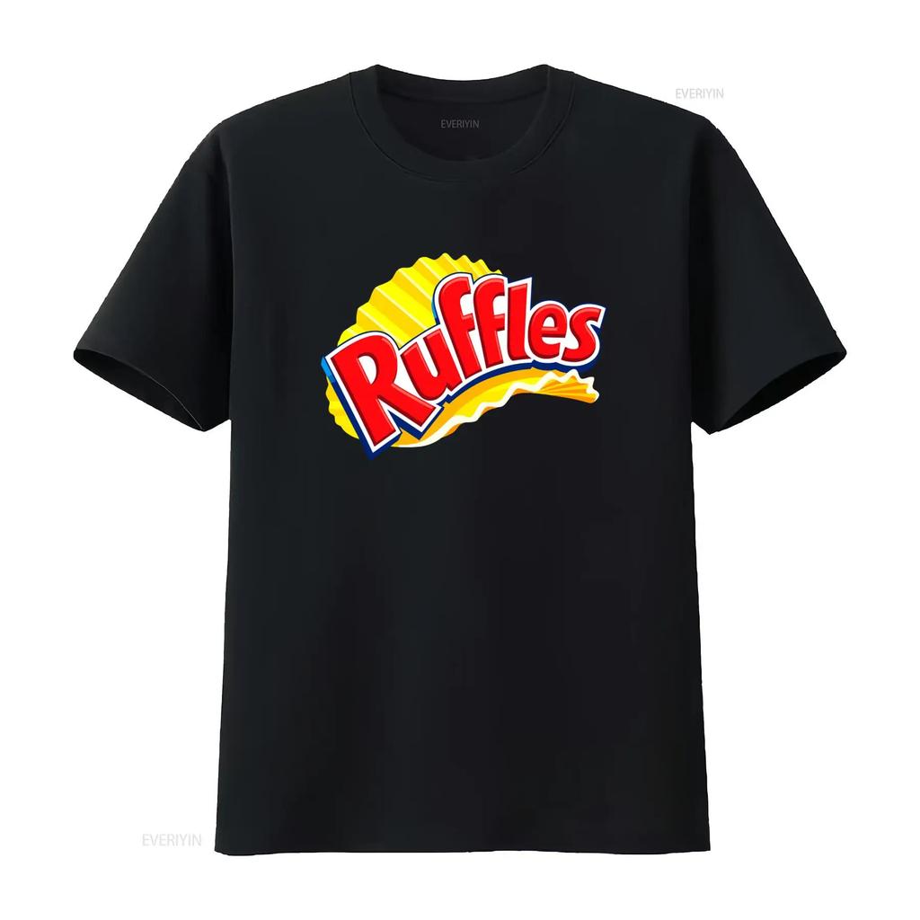 Ruffles Potato Chips Frito Lay T Shirt Retro Style Comfortable Cotton Perfect for Snacks Lovers vintage Washed Stylish