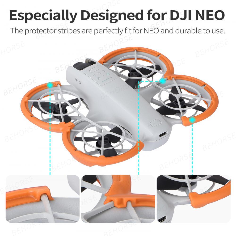 For DJI Flip Anti-collision Propellers Bumper Protection Rings Plastic Anti-drop Lightweight Guard For DJI Flip Drone Accessory