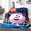 1Pc Cute Cartoon Character KikoRiki Blanket Soft Comfortable Polyester Blanket All Season Warm Throw Bedroom Office Outdoor Use Perfect Christmas Gift