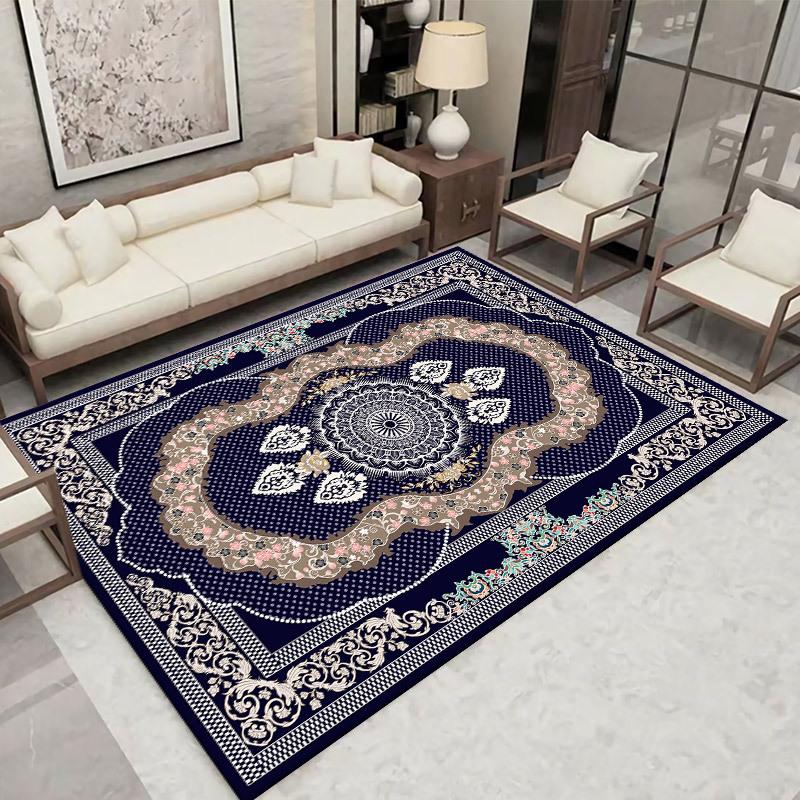 Ethnic Style Carpets Living Room Bedroom Decor Rug Non-slip Floor Mat Dining Room Lounge Carpet