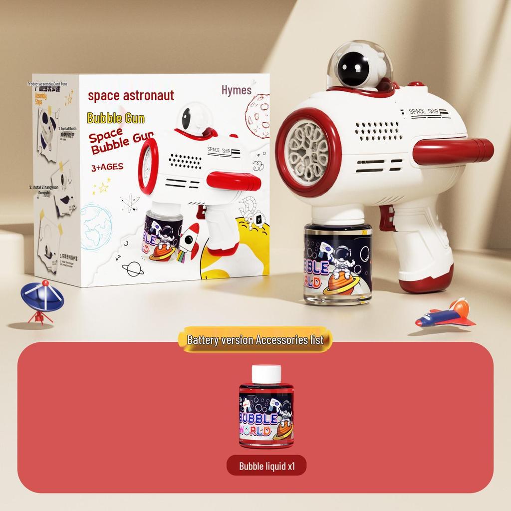 Gatling Bubble Gun: Automatic Electric Handheld Bubble Maker for Kids