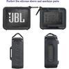 Hermitshell Silicone Carrying Case Replacement for JBL GO2 (Black 2)