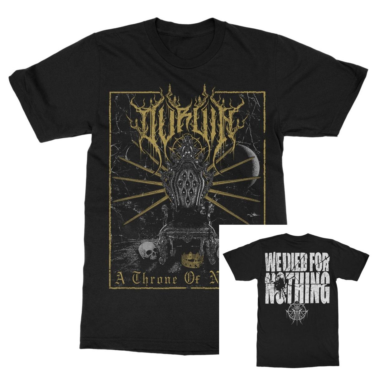 2026 Ov Ruin Throne Band T-Shirt 100% Cotton Graphic Tee Men Women Summer Streetwear Top S разноцветный