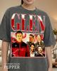 Glen Powell 90s Vintage Retro Bootleg Shirt, Action Star Graphic Tee, Hollywood Heartthrob Fan Apparel