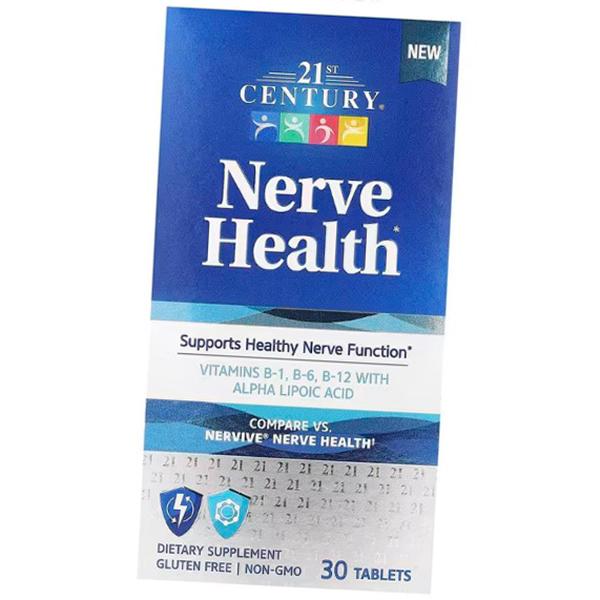 

Комплекс для нервной системы, Nerve Health, 21st Century 30таб (36440115) 30tab