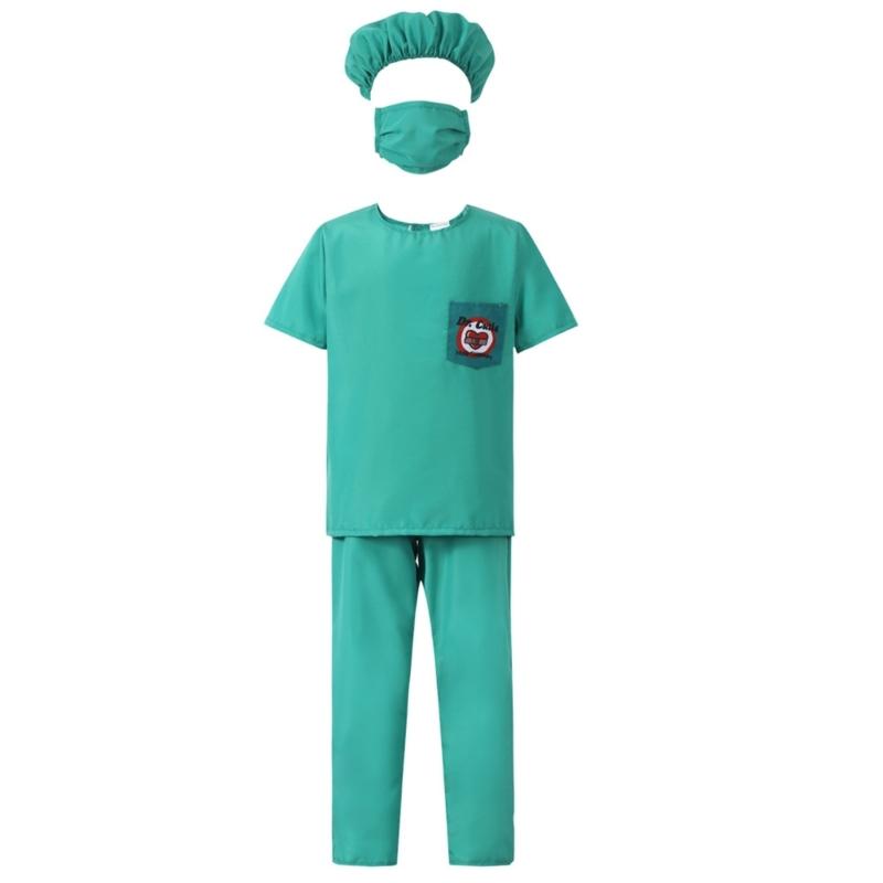 Doctor Role Play Dress Up Kit Doctor Pretend Play Costume with Stethoscope Doctor Coat Kit Halloween Doctor Costumes