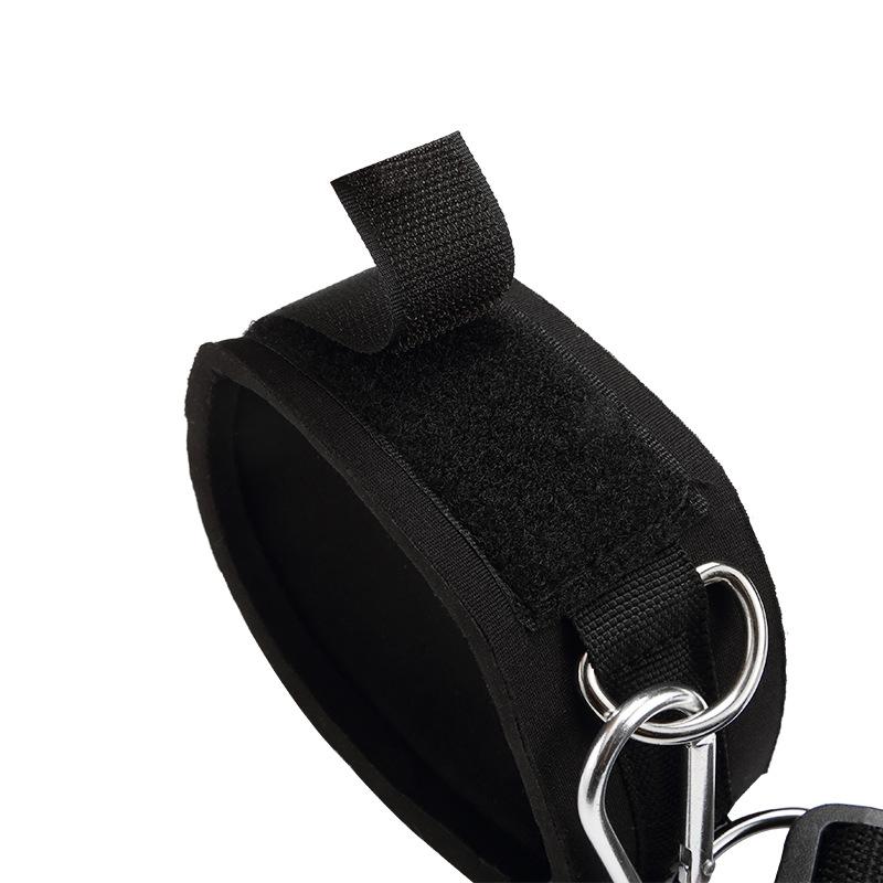 Équipement de Bondage d'esclave érotique, jouets sexuels pour femmes et Couples, menottes de cou et de cheville pour jambe ouverte, Bondage BDSM pour homme SM
