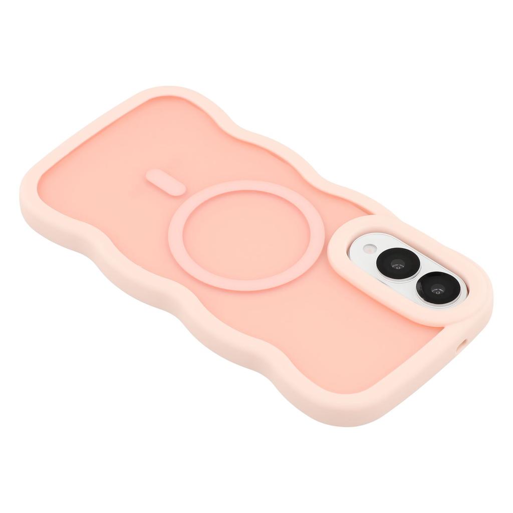 For Samsung Galaxy S25 Edge Magnetic Case TPU + PC Phone Back Cover Skin Touch Wave Shape