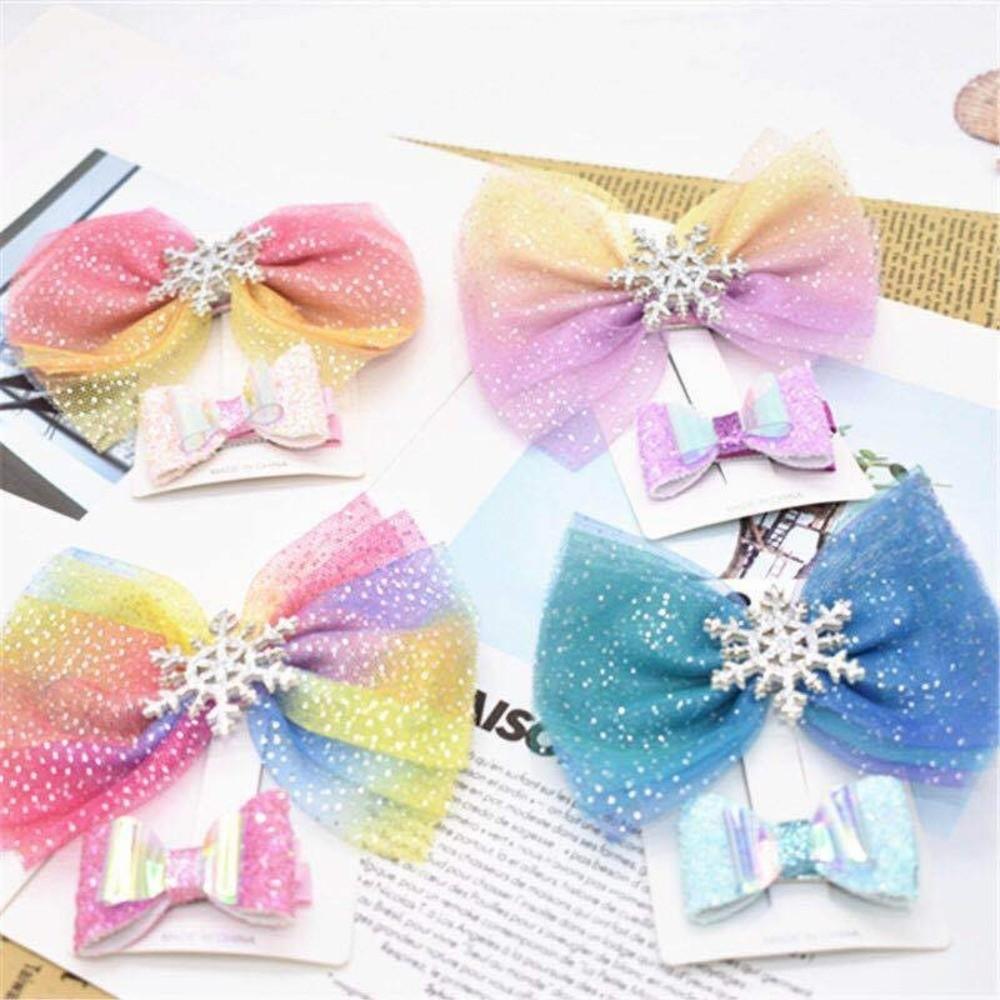 25Yards 6cm Rainbow Tulle Mesh Ribbon Silver Glitter Dot DIY Bow Hair Accessory Headwear Organza Fabric Party Supplies