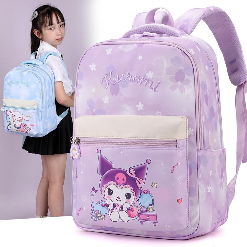 Adorable Cartoon Nylon Backpack For Kids Lightweight And Fashionable Design