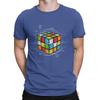 Casual Cool T-Shirt Men Round Collar 100% Cotton T Shirt Math Rubik Interesting Cube Short Sleeve Tees Summer Clothing