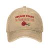 Herren Damen Bruno Mars The Romantic Tour Bedruckte Mütze Klassisch Used Gewaschen Bruno Konzert Baseballkappe Verstellbar