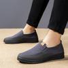 Nové pánské boty prodyšné ležérní boty pro tátu pekingské plátěné boty protiskluzové s měkkou podrážkou líné boty
