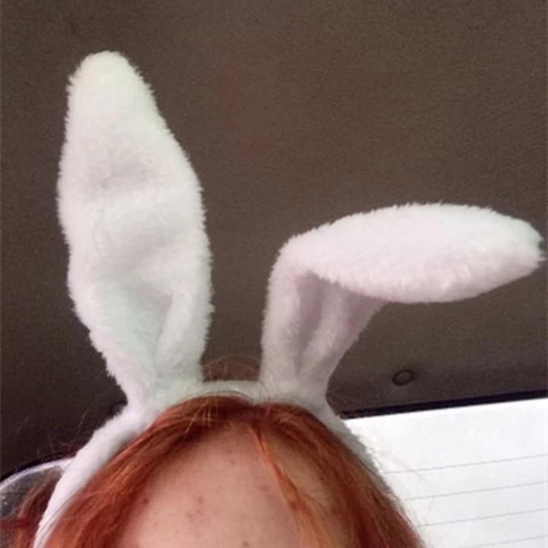 Bunny Ear Headband Prop Plush Hairband Costume Bunny Party Easter Decorations