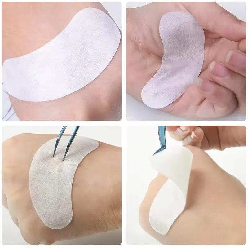 50Pairs Eyelash Pad Gel Patch Grafting Eyelashes Under Eye Patches For Eyelash Extension Paper Sticker Application Make Up